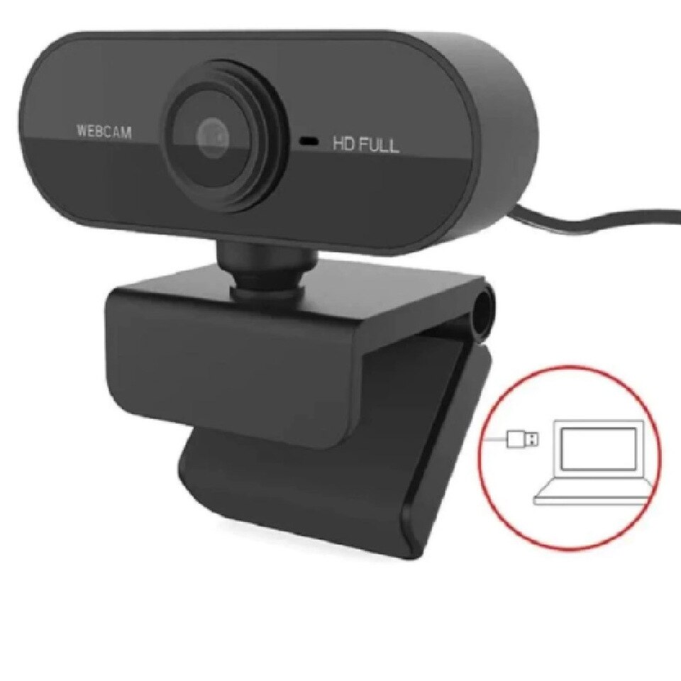 Webcam 1080p Full Hd Câmera Computador Microfone W18