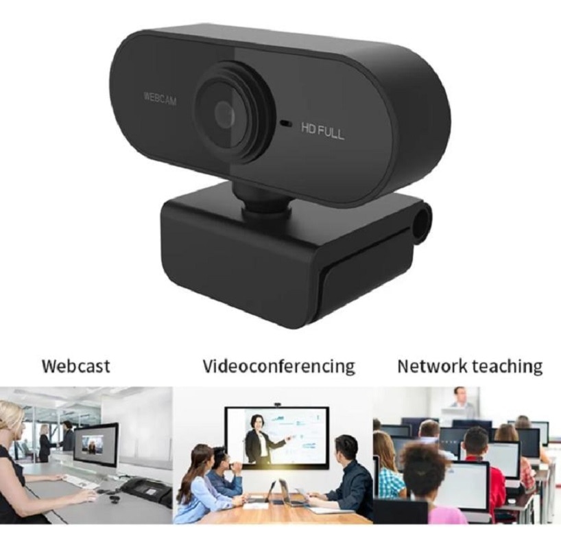 Webcam 1080p Full Hd Câmera Computador Microfone W18 - Imagem 4